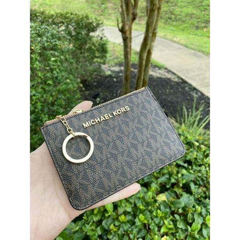 michael kors card holder with keyring|michael kors card holder men's.